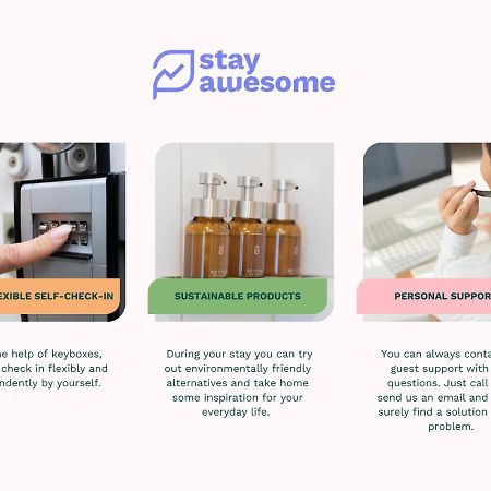 Stay Awesome - Modernes Apartment Am Botanischen Garten Kassel Kültér fotó