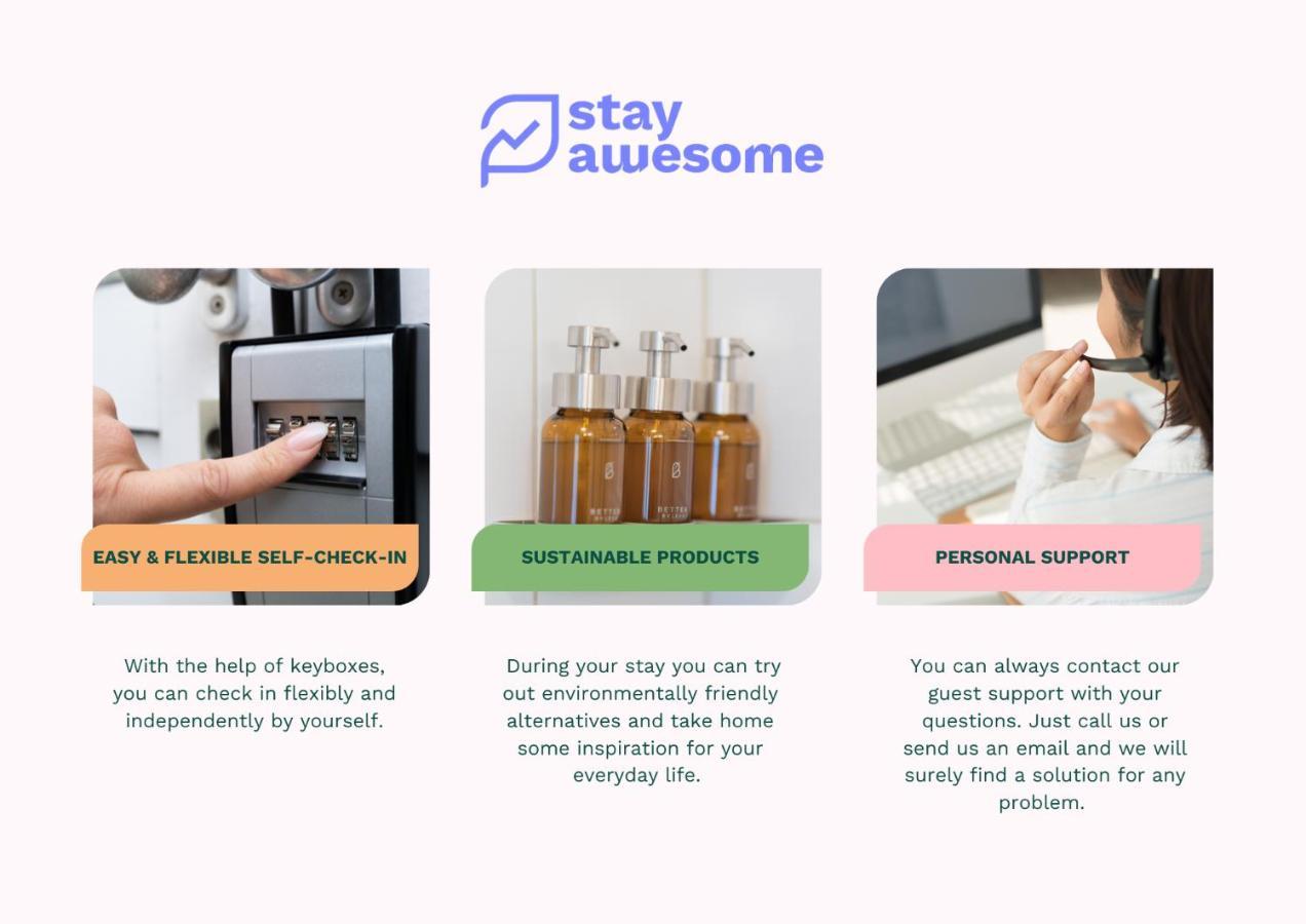 Stay Awesome - Modernes Apartment Am Botanischen Garten Kassel Kültér fotó